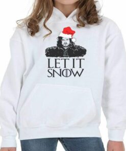 let it snow hoodie