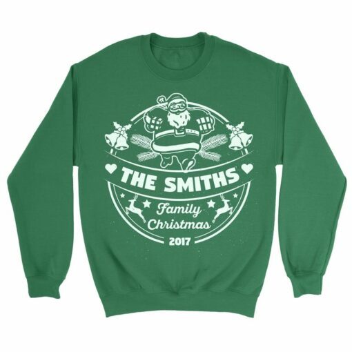 personalized christmas sweatshirts