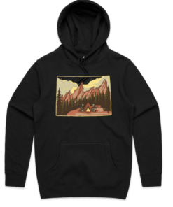 camping hoodie