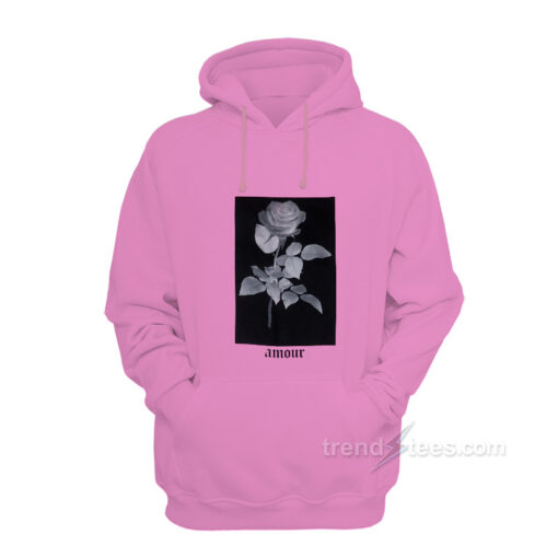 pink amour hoodie
