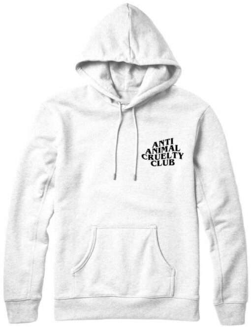 anti animal cruelty club hoodie