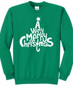 green merry sweatshirt
