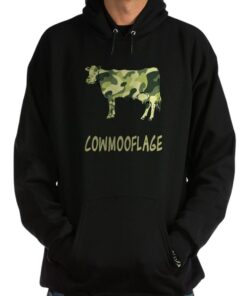 cow moo flage hoodie