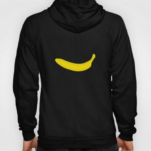 banana print hoodie