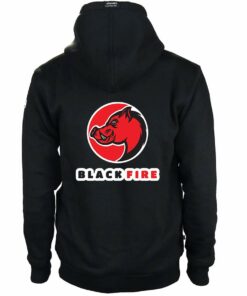 black fire hoodie