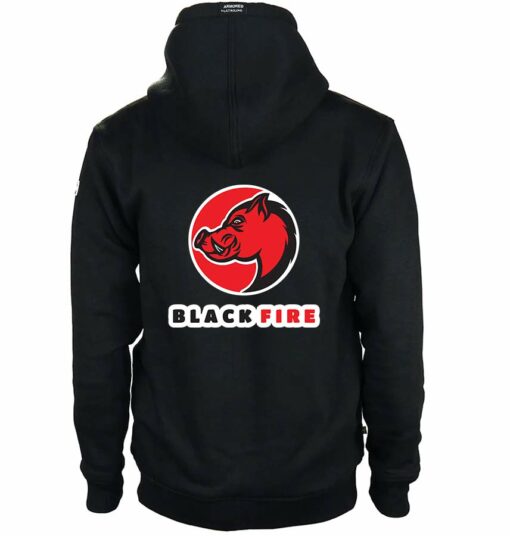 black fire hoodie