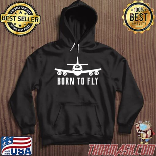 born to fly hoodie