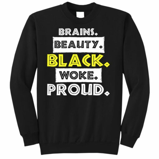 black and proud sweatshirt