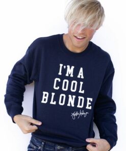 blonde sweatshirt