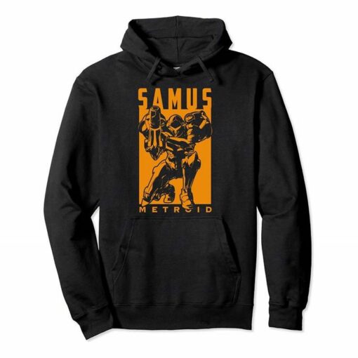 metroid samus hoodie