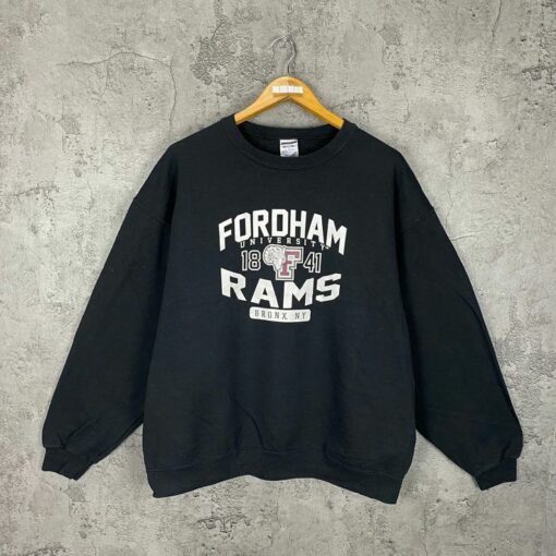 vintage fordham university sweatshirt