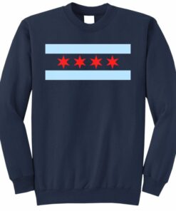 chicago flag sweatshirt