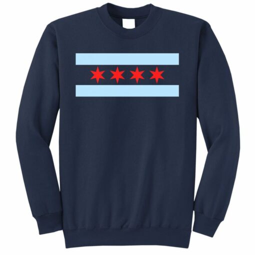 chicago flag sweatshirt