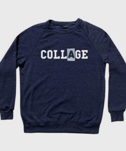 collage sweatshirt