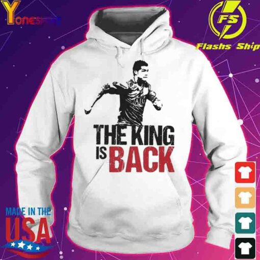 the king is back hoodie