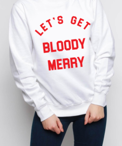 bloody sweatshirt