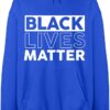 black and royal blue hoodie