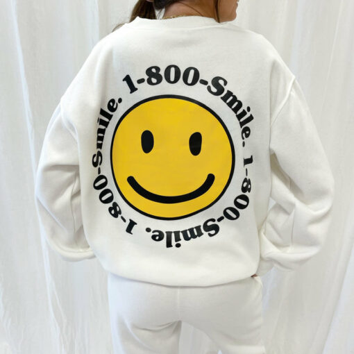 1800 smile sweatshirt