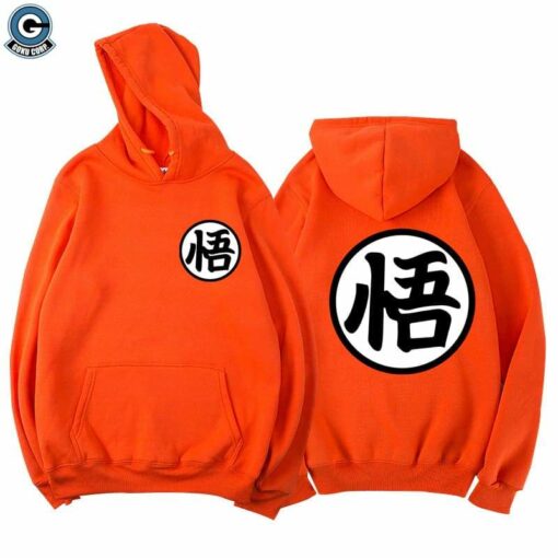 orange dragon ball hoodie