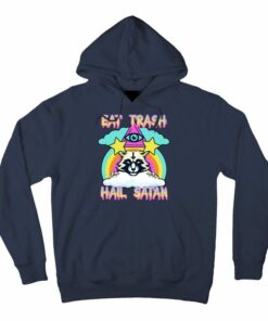 eat trash hail satan hoodie