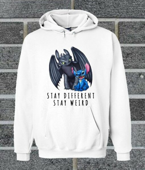 toothless and stitch hoodie