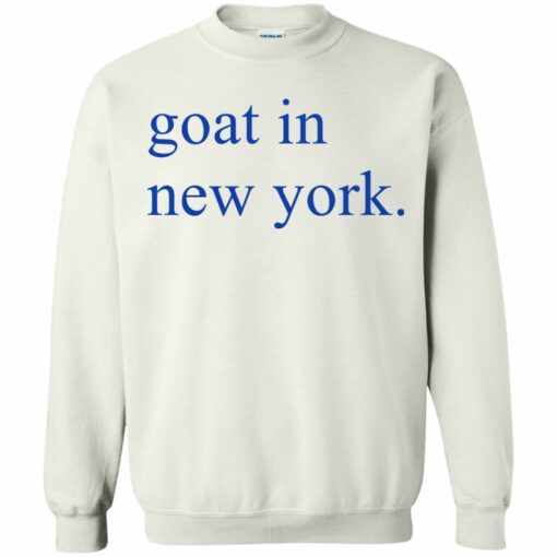 goat in new york sweatshirt