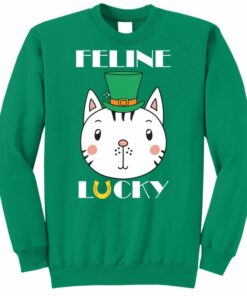 feline sweatshirt