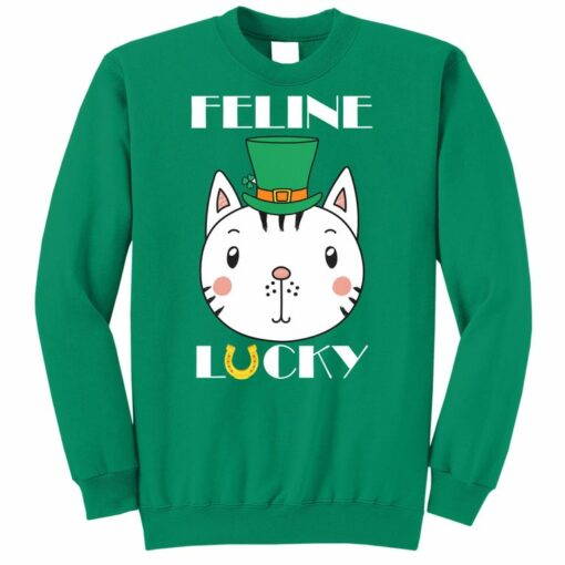 feline sweatshirt