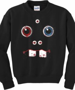 bloody face sweatshirt