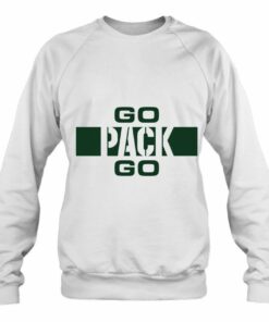 white green bay packers sweatshirt