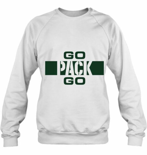 white green bay packers sweatshirt