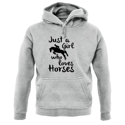 just a girl who loves horses hoodie