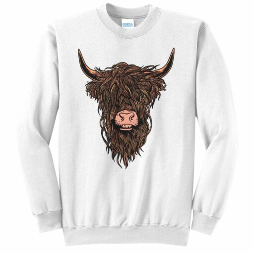 highland cow sweatshirt