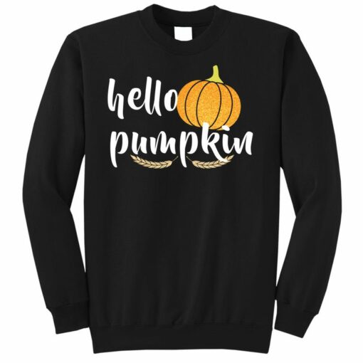 hello pumpkin sweatshirt