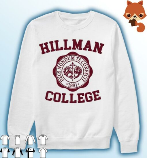 hillman college sweatshirt