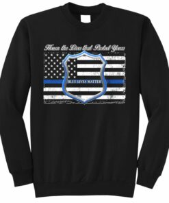 blue lives matter sweatshirt