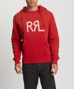 faded red hoodie