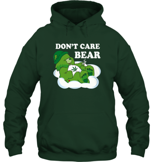 dont care bear hoodie