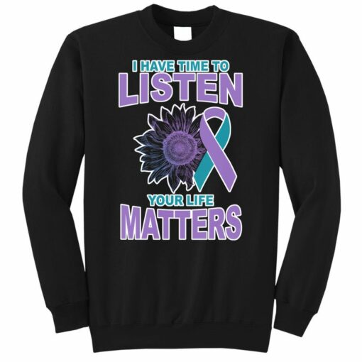 suicide prevention sweatshirts