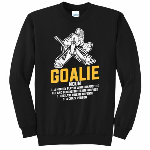 hockey goalie sweatshirts