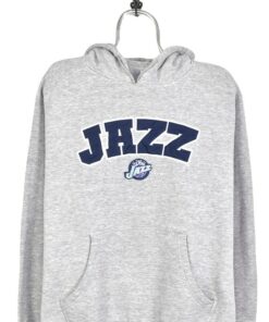 white utah jazz hoodie