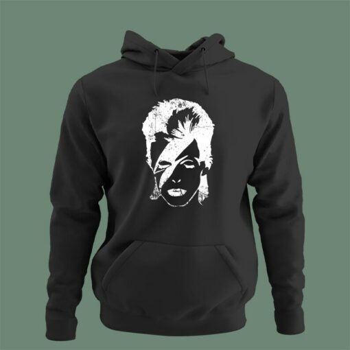 david bowie zip up hoodie