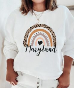 white maryland sweatshirt