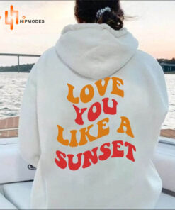 sunset hoodie