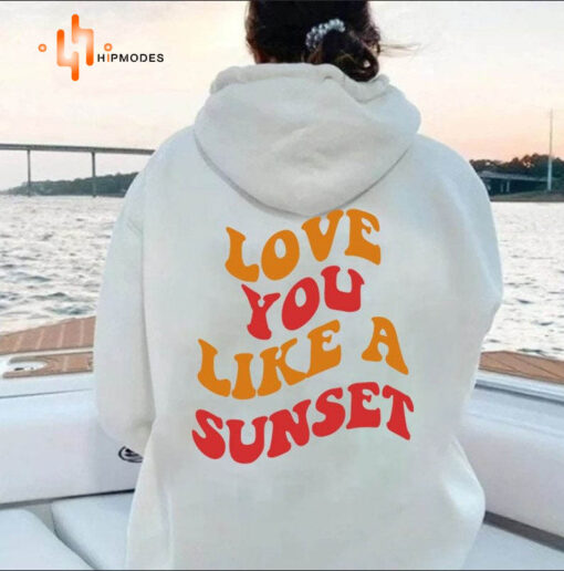 sunset hoodie