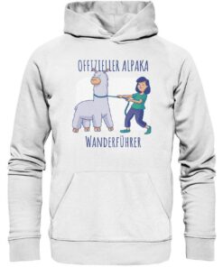 alpaca hoodie hiking