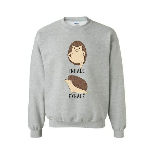 inhale exhale sweatshirt