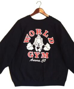 world gym sweatshirt