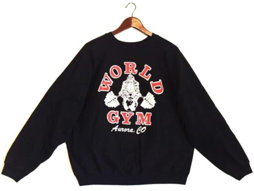 world gym sweatshirt