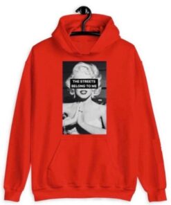 marilyn monroe red hoodie